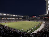General view of the soccer field during the MLS match against Chivas USA and Los Angeles Galaxy at The Home Depot Center on July 21, 2012