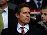 Liverpool Chief Executive Christian Purslow looks on prior to the Barclays Premier League match between Liverpool and West Ham United at Anfield on April 19, 2010