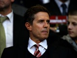 Liverpool Chief Executive Christian Purslow looks on prior to the Barclays Premier League match between Liverpool and West Ham United at Anfield on April 19, 2010