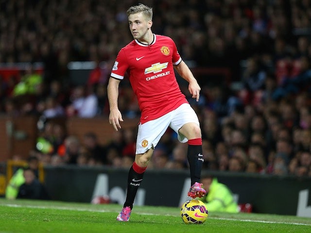 Luke Shaw in action for Manchester United against Chelsea on October 26, 2014