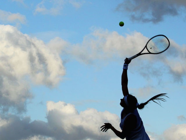 Maria Kirilenko of Russia serves the ball during a Ladies' singles third round match on day five of Wimbledon on June 29, 2012