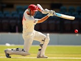 Andrew McDonald of the Redbacks bats during day one of the Sheffield Shield match between South Australia and New South Wales at Adelaide Oval on March 3, 2014