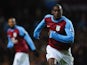 Emile Heskey of Aston Villa runs with the ball during the Barclays Premier League match between Aston Villa and Manchester United at Villa Park on December 3, 2011