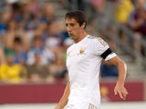Federico Bessone #21 of Swansea City in action against the Colorado Rapids at Dick's Sporting Goods Park on July 24, 2012