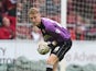 Joe Lumley of Accrington Stanley in action during the Sky Bet League Two match between Northampton Town and Accrington Stanley at Sixfields Stadium on September 20, 2014