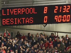 OTD: Records broken as Liverpool thrash Besiktas