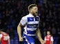 Jamie Mackie of Reading celebrates after scoring the opening goal of the game during the Sky Bet Championship match between Reading and Rotherham United at Madejski Stadium on November 04, 2014
