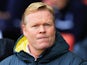 Ronald Koeman manager of Southampton looks on during the Barclays Premier League match between Southampton and Leicester City at St Mary's Stadium on November 8, 2014