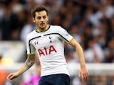 Ryan Mason of Spurs in action during the Barclays Premier League match between Tottenham Hotspur and Newcastle United at White Hart Lane on October 26, 2014