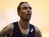 France's Bouabdellah Tahri looks at the scoreboard after competing in heat 3 of the men's 1500 metres event at the 2013 IAAF World Championships at the Luzhniki stadium in Moscow on August 14, 2013