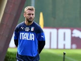 Daniele De Rossi during Italy Training Session at Coverciano on November 14, 2014