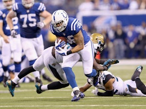 Colts edging Broncos in divisional clash