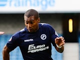 Jermaine Easter of Millwall FC during the Sky Bet Championship match between Millwall and Rotherham United at The Den on August 23, 2014