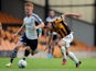 Liam O'Neil of West Bromwich Albion battle for the ball during the Pre Season Friendly match between Port Vale and West Bromwich Albion at Vale Park on August 5, 2014