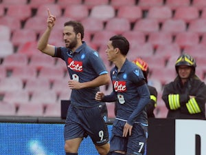 Higuain fires Napoli into top three