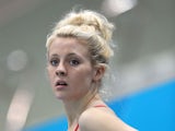 Swimmer Siobhan-Marie O'Connor of Great Britain looks on during a training session ahead of the London Olympic Games at the Aquatics Centre in Olympic Park on July 26, 2012