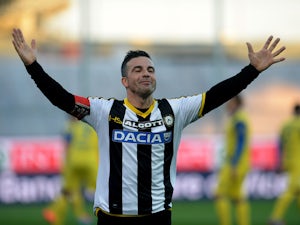 Di Natale reaches milestone in Udinese draw