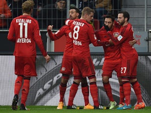 Castro, Kiessling earn lead for Leverkusen