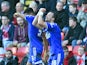 Noel Hunt of Ipswich Town celebrates his goal during the Sky Bet Championship match between Charlton Athletic and Ipswich Town at The Valley on November 29, 2014