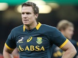 Captain Jean de Villiers of South Africa looks onduring the Castle Lager Outgoing Tour match between Wales and South Africa at Millennium Stadium on November 29, 2014