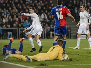 Ronaldo gives Real lead in Basel