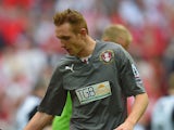 Rob Milsom of Rotherham during the Sky Bet League One Playoff Final between Leyton Orient and Rotherham United at Wembley Stadium on May 25, 2014