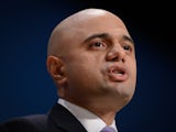 Sajid Javid, Secretary of State for Culture, Media and Sport, addresses delegates during the second say of the Conservative Party conference in Birmingham in central England on September 29, 2014
