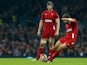 Wales' full back Leigh Halfpenny kicks a penalty during the Autumn International rugby union Test match between Wales and South Africa at the Millennium Stadium in Cardiff, south Wales, on November 29, 2014