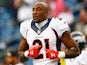 Aqib Talib #21 of the Denver Broncos warms up before a game against the New England Patriots at Gillette Stadium on November 2, 2014