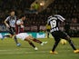 George Boyd of Burnley scores the opening goal during the Barclays Premier League match between Burnley and Newcastle United at Turf Moor on December 2, 2014 