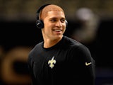 Jimmy Graham #80 of the New Orleans Saints warms up on the field prior to the start of the game against the Cincinnati Bengals at Mercedes-Benz Superdome on November 16, 2014