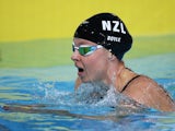Lauren Boyle of New Zealand swims after winning the gold medal in the Women's 400m Freestyle Final at Tollcross International Swimming Centre during day six of the Glasgow 2014 Commonwealth Games on July 29, 2014