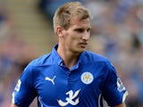 Marc Albrighton of Leicester City during the pre season friendly match between Leicester City and Werder Bremen at The King Power Stadium on August 9, 2014