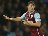 Stephen Ward of Burnley during the Barclays Premier League match between Burnley and Aston Villa at Turf Moor on November 29, 2014