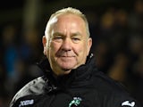 Blyth Spartans manager Tom Wade looks on during the FA Cup Second Round match between Hartlepool United and Blyth Spartans at Victoria Park on December 5, 2014