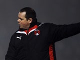 Goalkeeping coach Kevin Dearden during the Coca-Cola Football League One match between Gillingham and Leyton Orient at the KRBS Priestfield Stadium on February 23, 2010