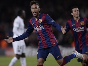 Neymar out for Barcelona
