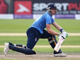 Sam Billings of Kent hits out during the Royal London One-Day Cup Quarter Final match against Gloucestershire on August 29, 2014