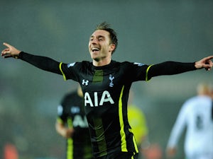 Late Eriksen strike salvages victory for Spurs
