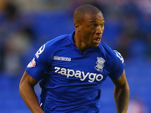 Wes Thomas of Birmingham City in action during the Capital One Cup second round match between Birmingham City and Sunderland at St Andrews (stadium) on August 27, 2014