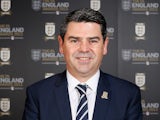 In this handout image provided by The FA, Adrian Bevington, Managing Director of Club England poses during the FA England Awards on February 3, 2013
