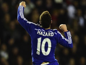 Hazard fires Chelsea ahead