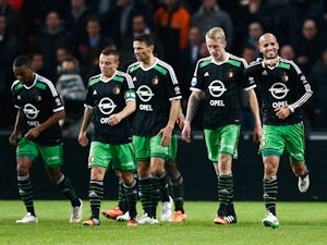 Plucky Dordrecht undone by late Feyenoord goal