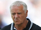 The Dunfermline Athletic manager Jim Jefferies during a pre season friendly match between Dunfermline Athletic and Hearts at East End Park on July 13, 2013