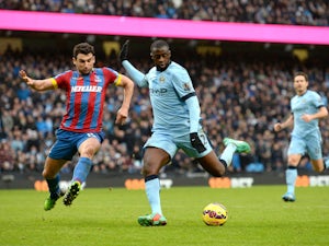 Team News: One change for Palace as Toure back for Man City