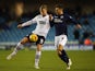 Matt Mills of Bolton Wanderers is challenged by Lee Gregory of Millwall during the Sky Bet Championship match on December 19, 2014