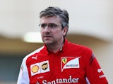 Ferrari Head of Race Track Engineering Pat Fry is seen during day three of Formula One Winter Testing at the Bahrain International Circuit on February 21, 2014