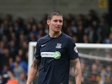 Barry Corr of Southend United in action during the Sky Bet League Two Semi Final First Leg between Burton Albion and Southend United at Pirelli Stadium on May 11, 2014 