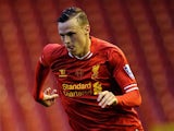 Brad Smith in action for Liverpool in May 2014