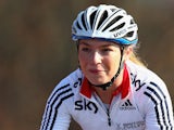 Lucy Garner of Great Britain in action during training for the UCI World Road Race Championships on September 25, 2014